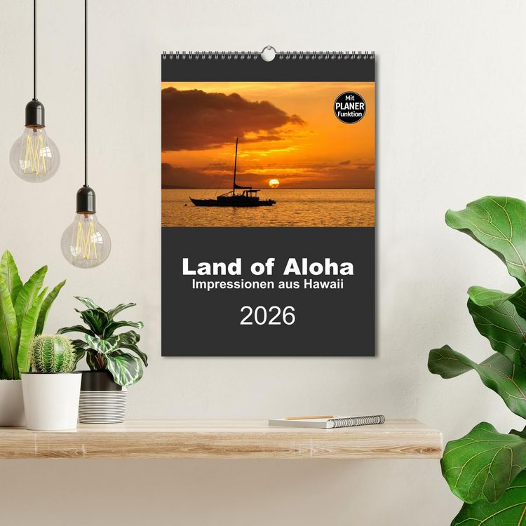 Produktbild: Hawaii - Land of Aloha (Wandkalender 2026 DIN A3 hoch), CALVENDO Monatskalender