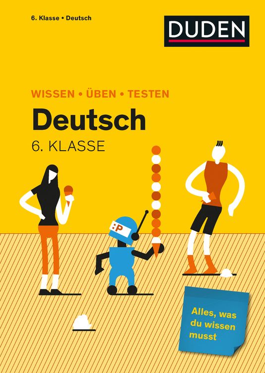 Produktbild: Wissen &ndash; &Uuml;ben &ndash; Testen: Deutsch 6. Klasse