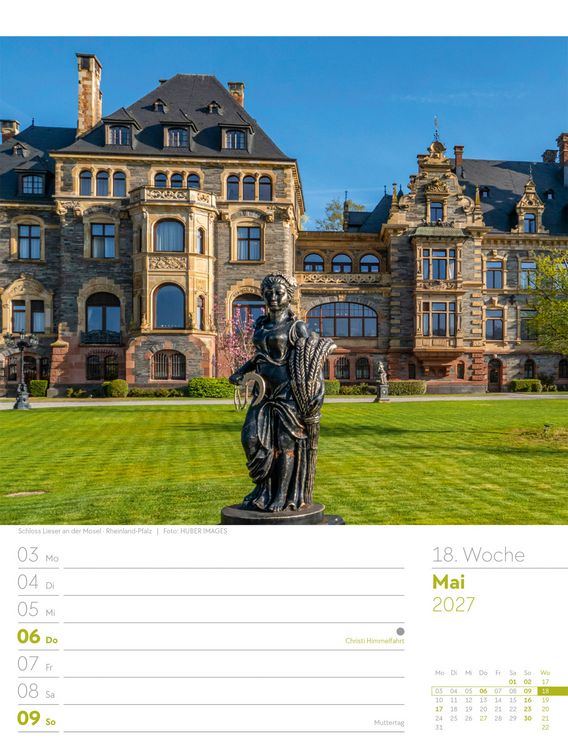 Produktbild: Malerisches Deutschland Wochenplaner Kalender 2027