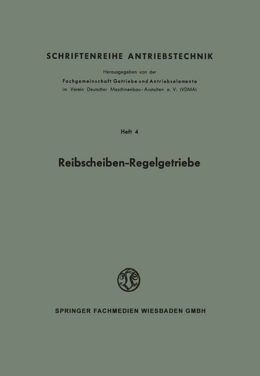 Produktbild: Reibscheiben-Regelgetriebe