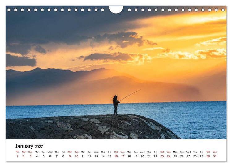 Produktbild: Magical sunsets. Lights between heaven and earth (Wall Calendar 2027 DIN A4 landscape), CALVENDO 12 Month Wall Calendar