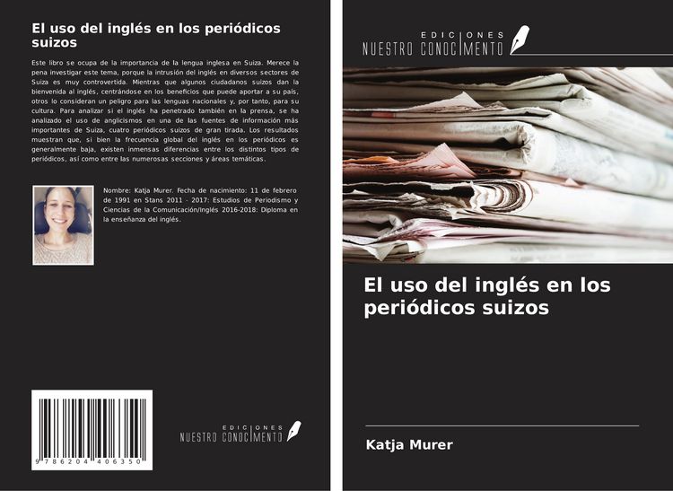 Produktbild: El uso del ingl&eacute;s en los peri&oacute;dicos suizos