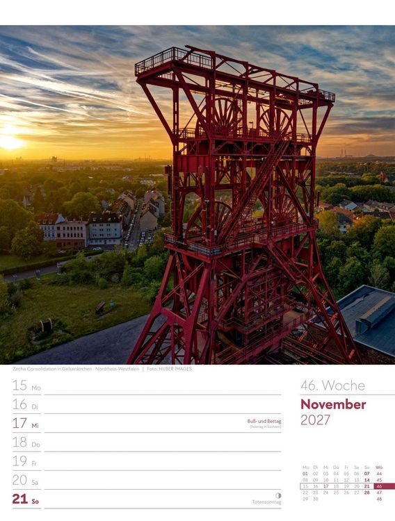 Produktbild: Malerisches Deutschland Wochenplaner Kalender 2027