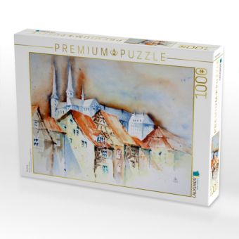Produktbild: CALVENDO Puzzle Bamberg | 1000 Teile Lege-Gr&ouml;&szlig;e 64x48cm Foto-Puzzle f&uuml;r gl&uuml;ckliche Stunden