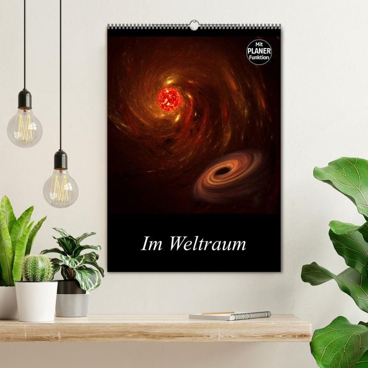 Produktbild: Im Weltraum (Wandkalender 2026 DIN A2 hoch), CALVENDO Monatskalender