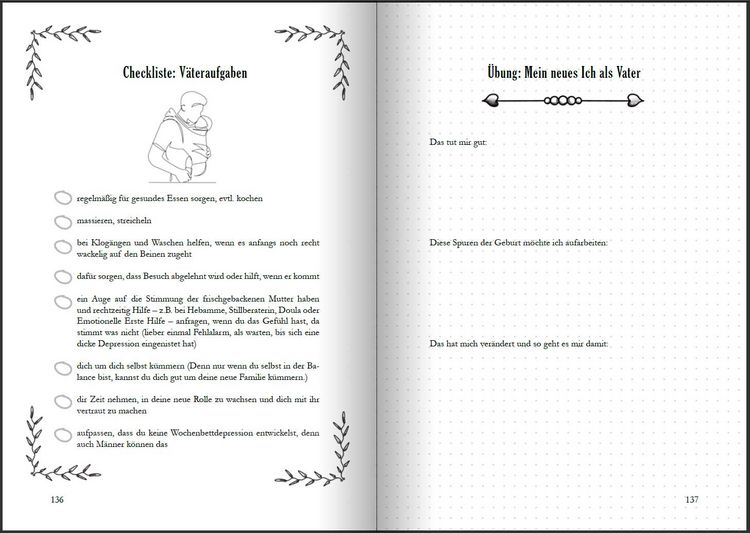 Produktbild: Wochenbett - &Uuml;berlebenshandbuch, Tagebuch und Anker f&uuml;r die ersten Wochen nach der Geburt