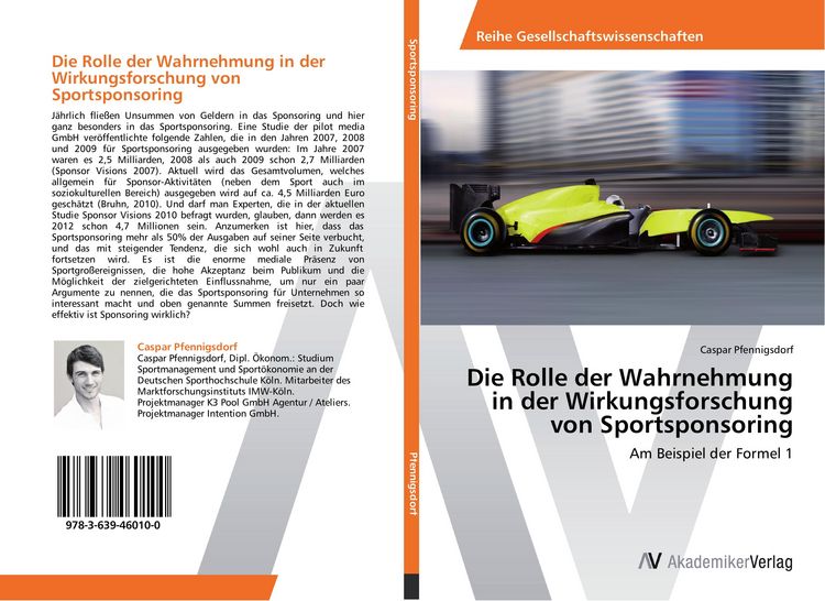 Produktbild: Die Rolle der Wahrnehmung in der Wirkungsforschung von Sportsponsoring