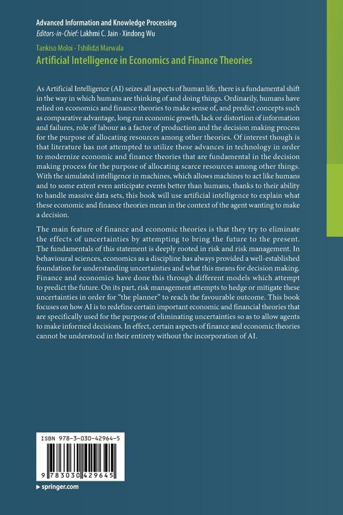 Produktbild: Artificial Intelligence in Economics and Finance Theories