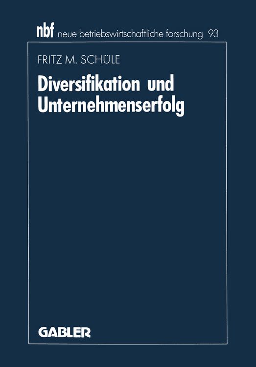 Produktbild: Diversifikation und Unternehmenserfolg