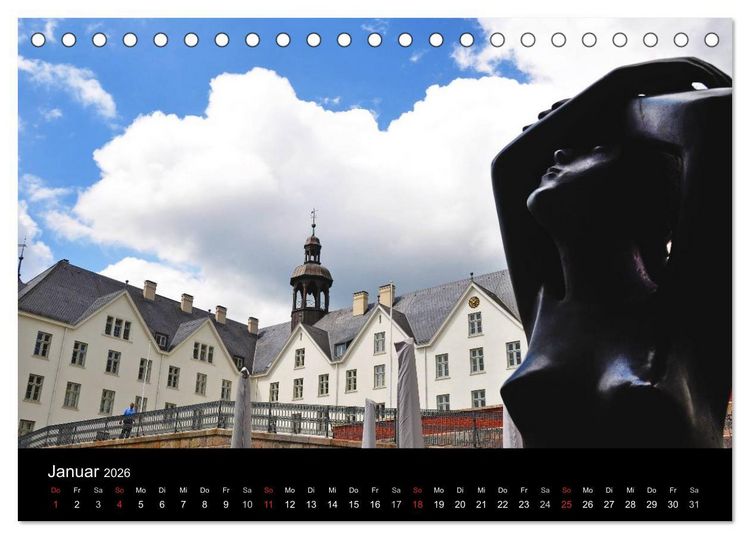 Produktbild: Pl&ouml;n - die Stadt am See (Tischkalender 2026 DIN A5 quer), CALVENDO Monatskalender