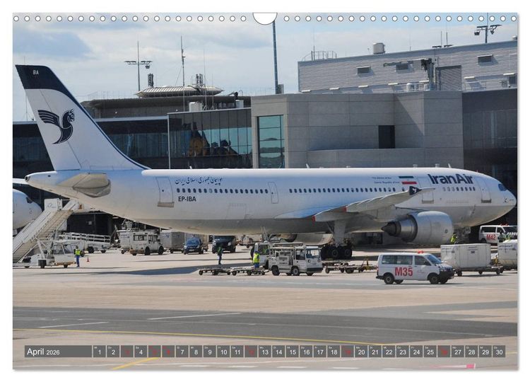 Produktbild: Flugzeuge zwischen Himmel und Erde (Wandkalender 2026 DIN A3 quer), CALVENDO Monatskalender