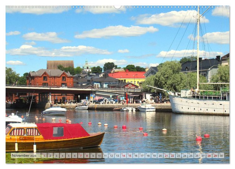 Produktbild: Helsinki und Umgebung - Eine Reise in den S&uuml;den Finnlands (hochwertiger Premium Wandkalender 2026 DIN A2 quer), Kunstdruck in Hochglanz