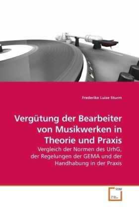 Produktbild: Sturm, F: Verg&uuml;tung der Bearbeiter von Musikwerken in Theori