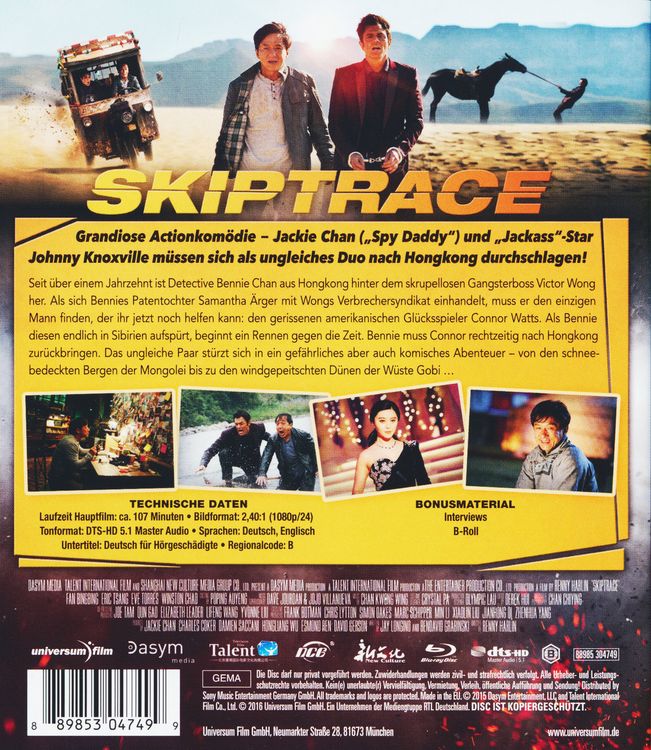 Produktbild: Jackie Chan - Skiptrace