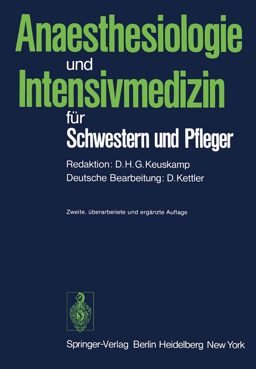 Produktbild: Anaesthesiologie und Intensivmedizin f&uuml;r Schwestern und Pfleger