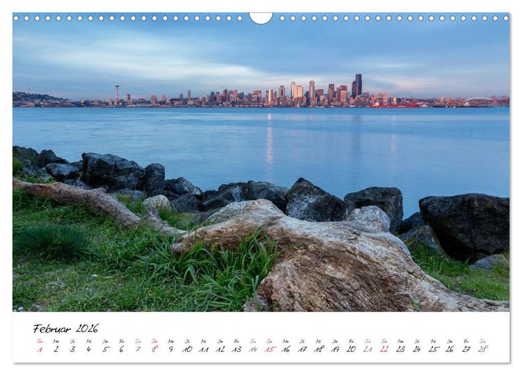 Produktbild: Eine Reise nach Seattle (Wandkalender 2026 DIN A3 quer), CALVENDO Monatskalender