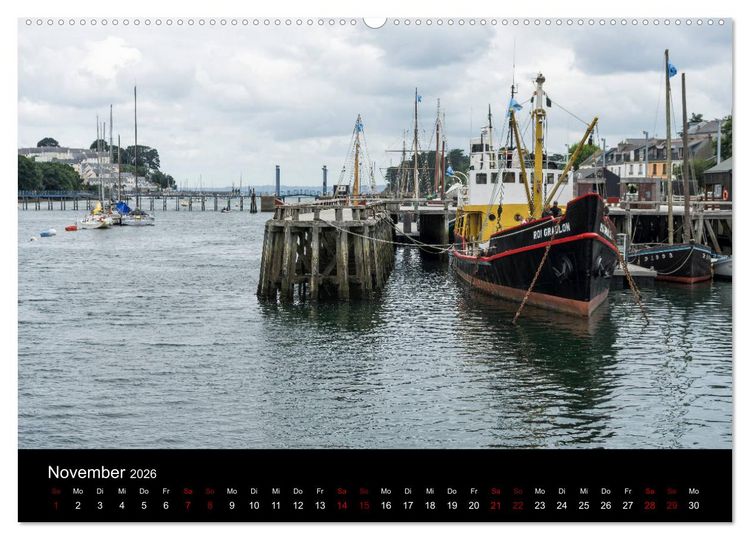 Produktbild: Sehnsucht Bretagne (hochwertiger Premium Wandkalender 2026 DIN A2 quer), Kunstdruck in Hochglanz
