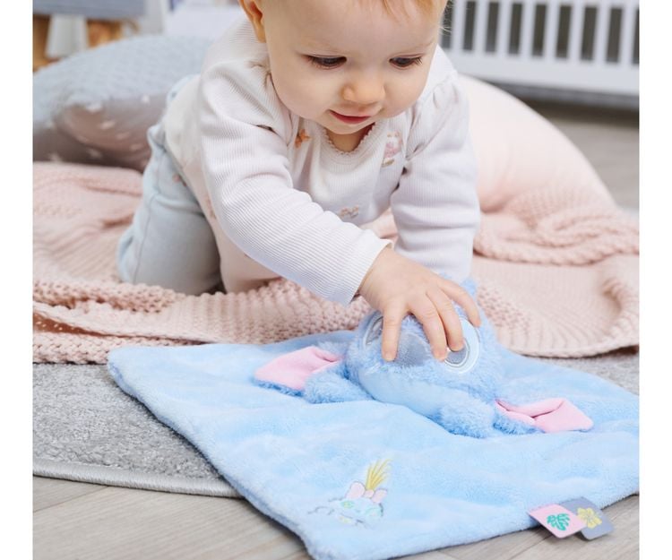 Produktbild: Disney Stitch Kopf m. Schmusetuch