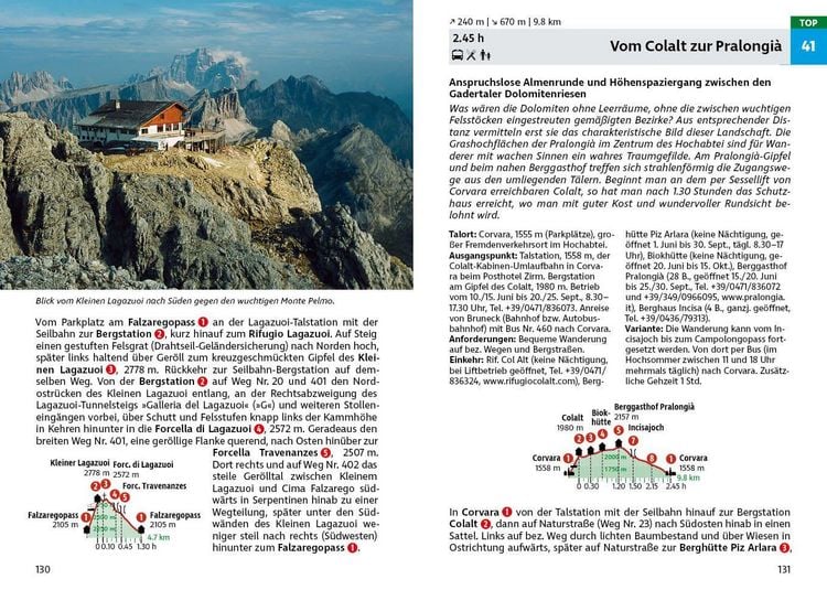 Produktbild: ROTHER Wanderf&uuml;hrer Dolomiten &ndash; Gadertal: 55 Touren im Val Badia und in den Naturparks Puez-Geisler und Fanes-Sennes-Prags.