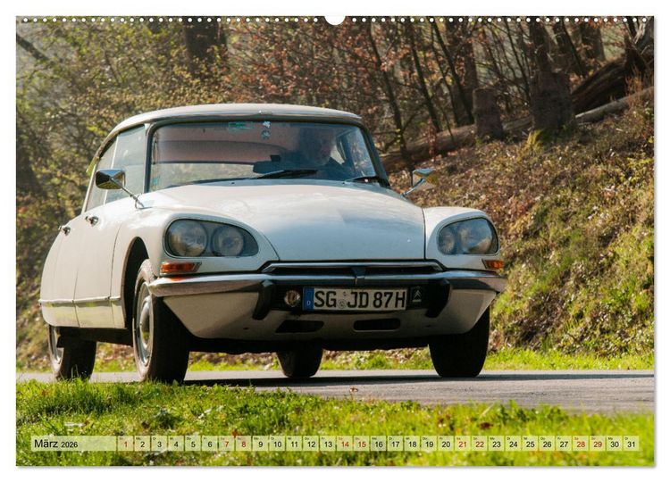 Produktbild: Franz&ouml;sische Klassiker - 2CV und D Modell Oldtimer (hochwertiger Premium Wandkalender 2026 DIN A2 quer), Kunstdruck in Hochglanz