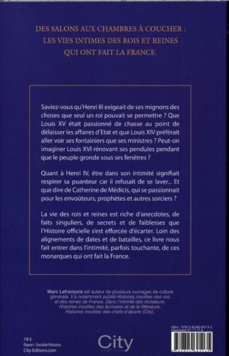 Produktbild: Dans l'intimit&eacute; des rois et reines de France