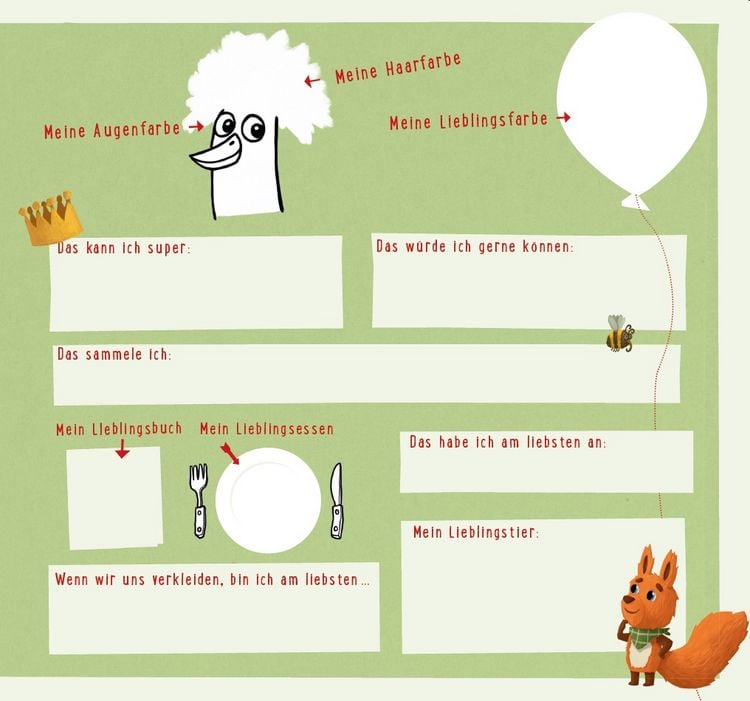 Produktbild: Kosmo & Klax. Meine Freunde Eintragbuch Kindergartenfreunde Freundebuch