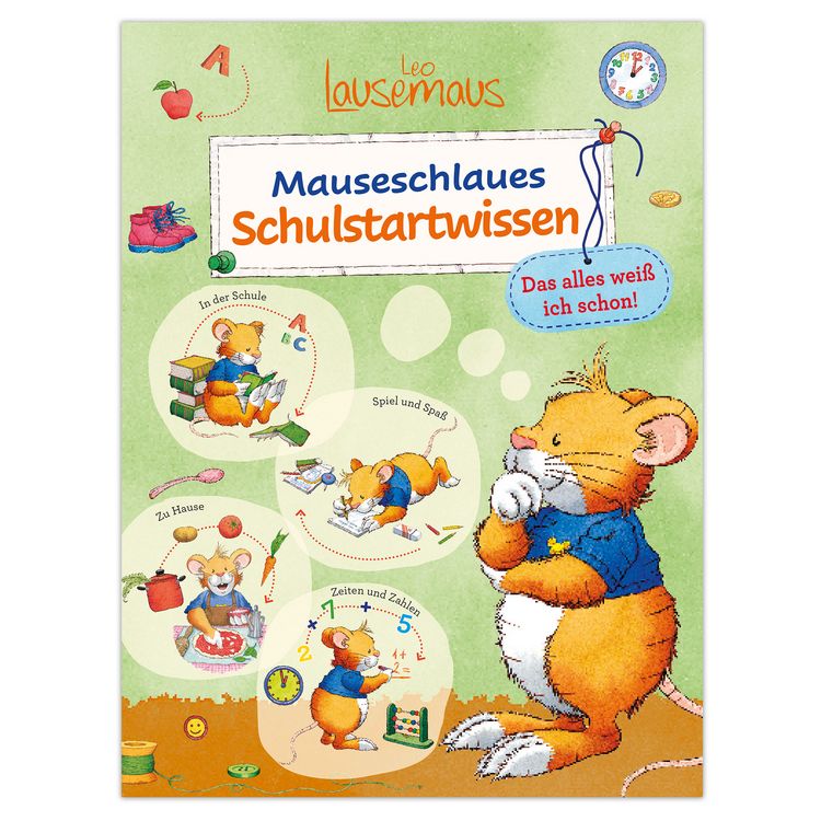 Produktbild: Leo Lausemaus - Mauseschlaues Schulstartwissen - Das alles wei&szlig; ich schon!