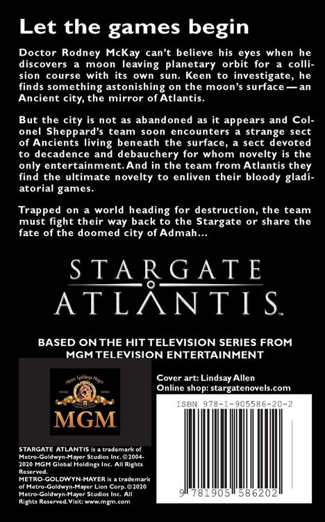 Produktbild: Stargate Atlantis Brimstone