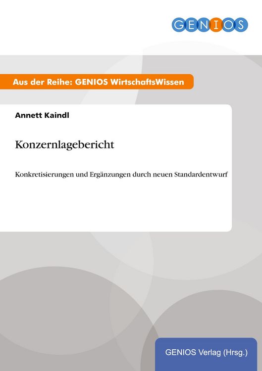 Produktbild: Konzernlagebericht