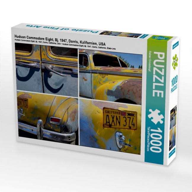 Produktbild: CALVENDO Puzzle Hudson Commodore Eight, Bj. 1947, Dorris, Kalifornien, USA | 1000 Teile Lege-Gr&ouml;&szlig;e 64x48cm Foto-Puzzle f&uuml;r gl&uuml;ckliche Stunden