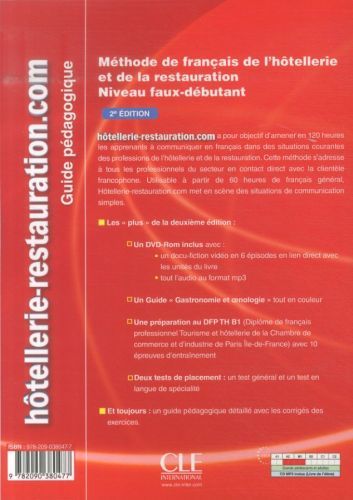 Produktbild: Hotellerie - Restauration.Com - 2&ordf; Edici&oacute;n - Guide P&eacute;dagogiq