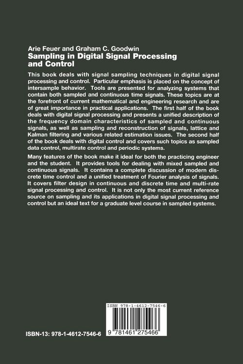 Produktbild: Sampling in Digital Signal Processing and Control