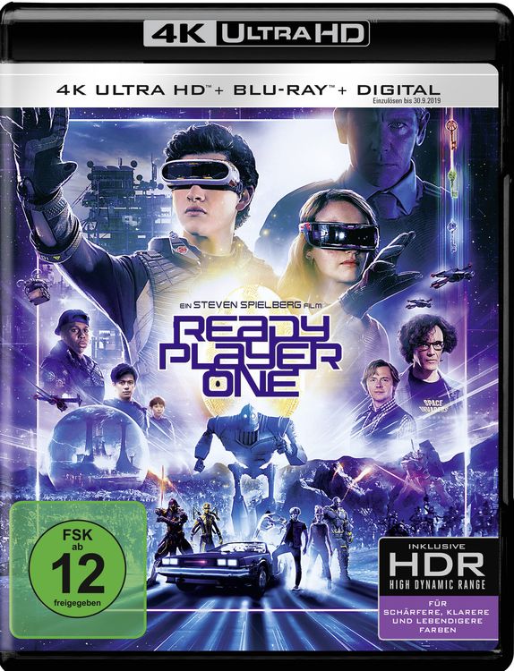 Produktbild: Ready Player One (4K Ultra HD) (+ Blu-ray 2D)