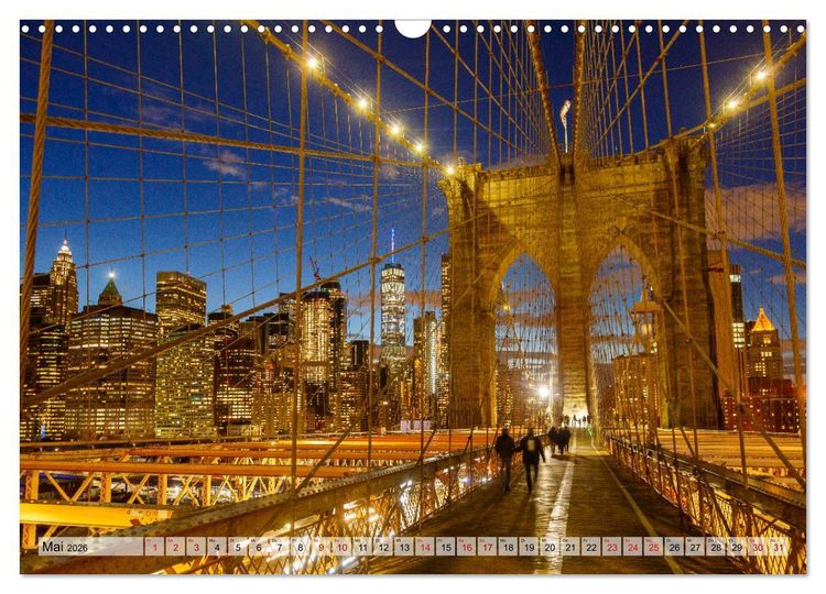 Produktbild: New York - United States of America (Wandkalender 2026 DIN A3 quer), CALVENDO Monatskalender