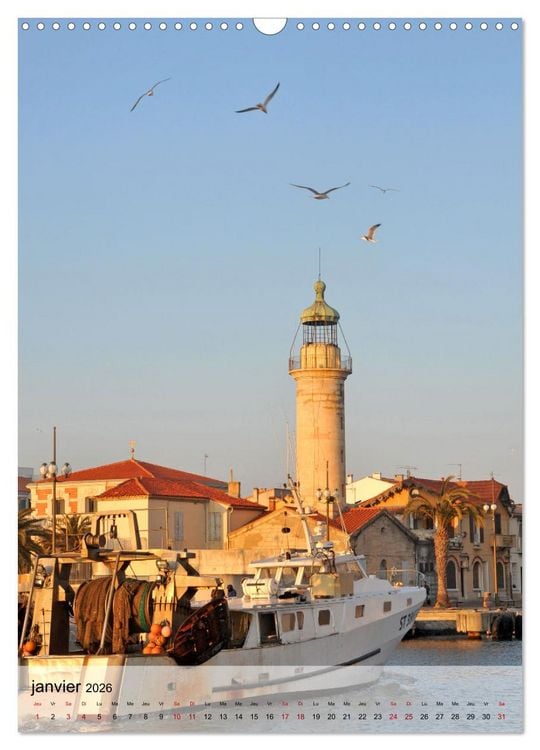 Produktbild: La mouette (Calendrier mural 2026 DIN A3 horizontal), CALVENDO calendrier mensuel