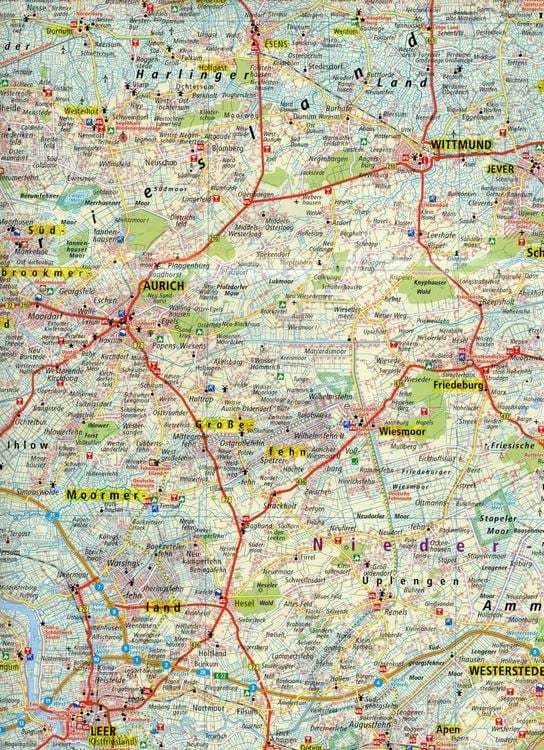 Produktbild: Ostfriesland, Friesland, Ammerland & Wesermarsch
