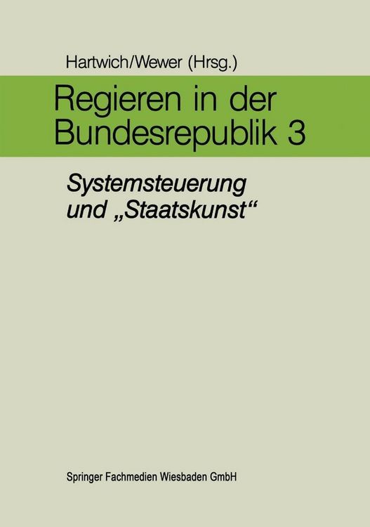 Produktbild: Regieren in der Bundesrepublik III