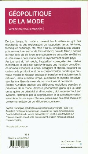 Produktbild: G&eacute;opolitique de la mode : vers de nouveaux mod&egrave;les ?
