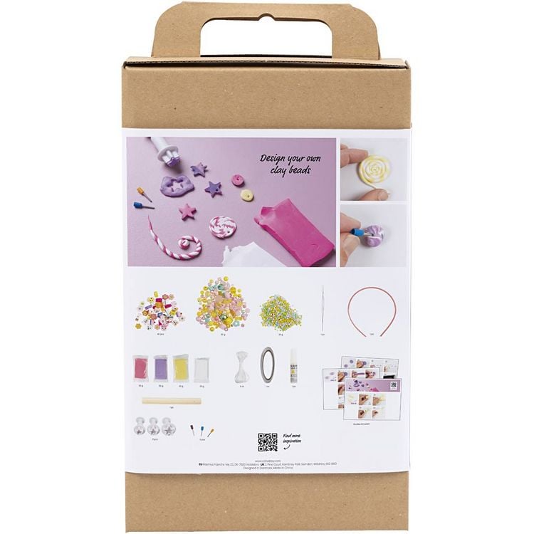 Produktbild: Creativ Company DIY Sets Modellieren Kreativ Set Knete Jewellery Kinder, Sortierte Farben, Kreativ Box