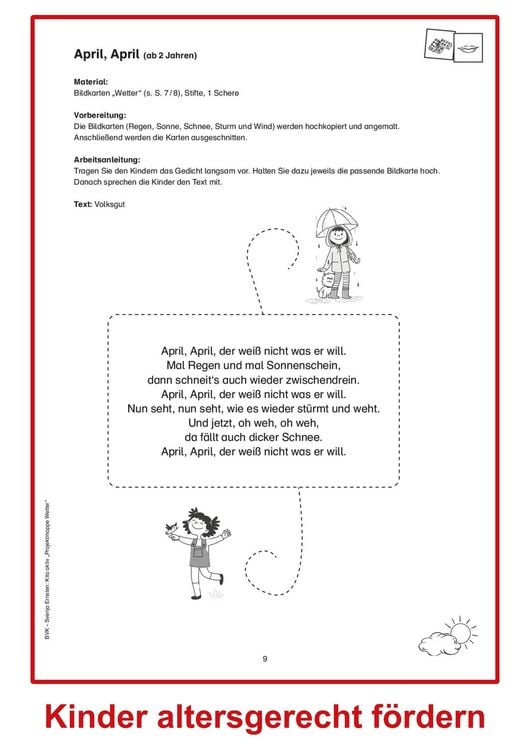 Produktbild: Kita aktiv Projektmappe Wetter