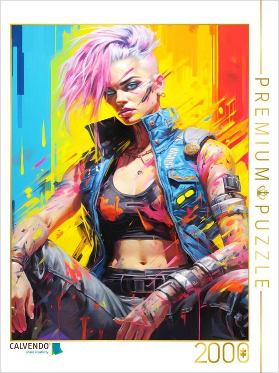 Produktbild: CALVENDO Puzzle Virtuelle Piratin | 2000 Teile Lege-Gr&ouml;&szlig;e 90x67cm Foto-Puzzle f&uuml;r gl&uuml;ckliche Stunden