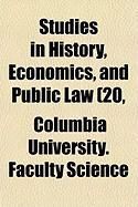 Produktbild: Studies in History, Economics, and Public Law (20,