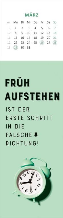 Produktbild: Lesezeichenkalender Ich kam, sah und hatte direkt keinen Bock mehr. 2027