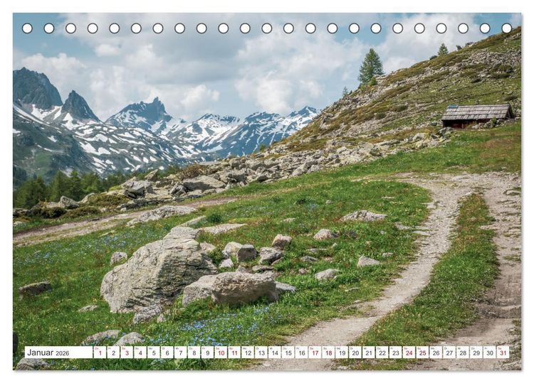 Produktbild: Das Clar&eacute;e-Tal - die wondersch&ouml;ne Begegnung mit der Natur (Tischkalender 2026 DIN A5 quer), CALVENDO Monatskalender