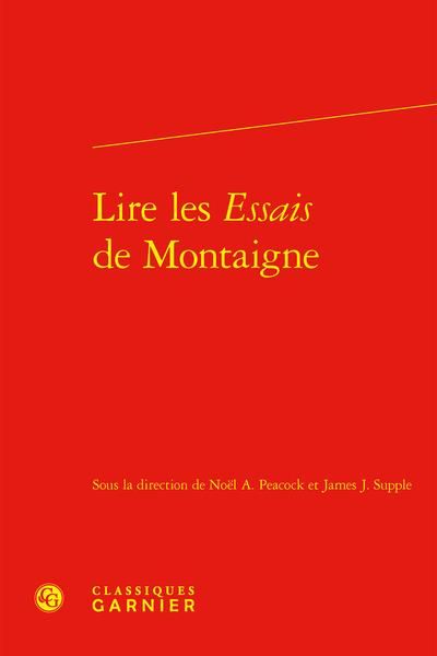 Produktbild: Lire les Essais de Montaigne