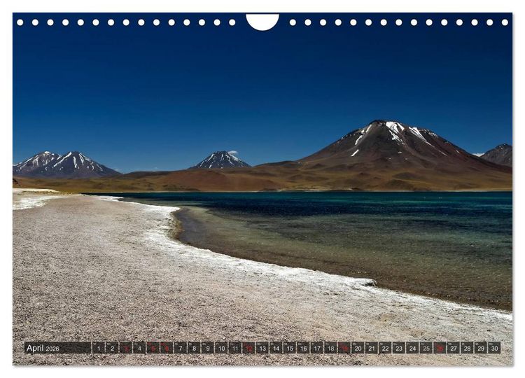 Produktbild: Atacama W&uuml;ste - Landschaften der Extreme (Wandkalender 2026 DIN A4 quer), CALVENDO Monatskalender