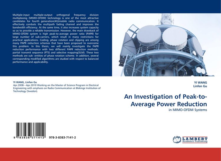 Produktbild: An Investigation of Peak-to-Average Power Reduction