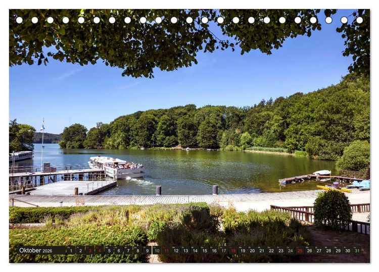 Produktbild: Holsteinische Schweiz - F&uuml;nf-Seen-Landschaft (Tischkalender 2026 DIN A5 quer), CALVENDO Monatskalender