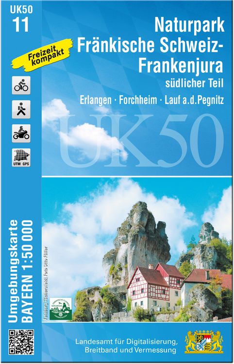 Produktbild: UK50-11 Naturpark Fr&auml;nkische Schweiz - Frankenjura s&uuml;dlicher Teil