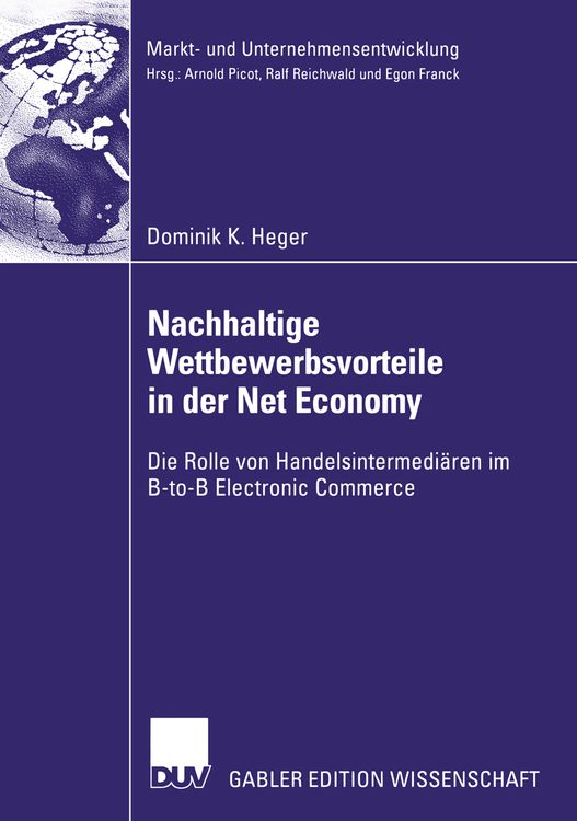 Bild vom Artikel Nachhaltige Wettbewerbsvorteile in der Net Economy vom Autor Dominik Heger